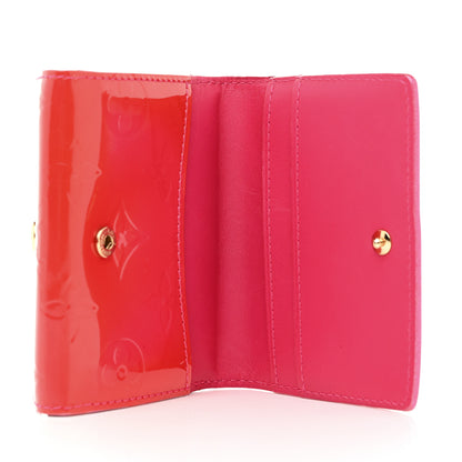 Louis Vuitton Vernis Elise Wallet Pomme D'Amour 5 of 7