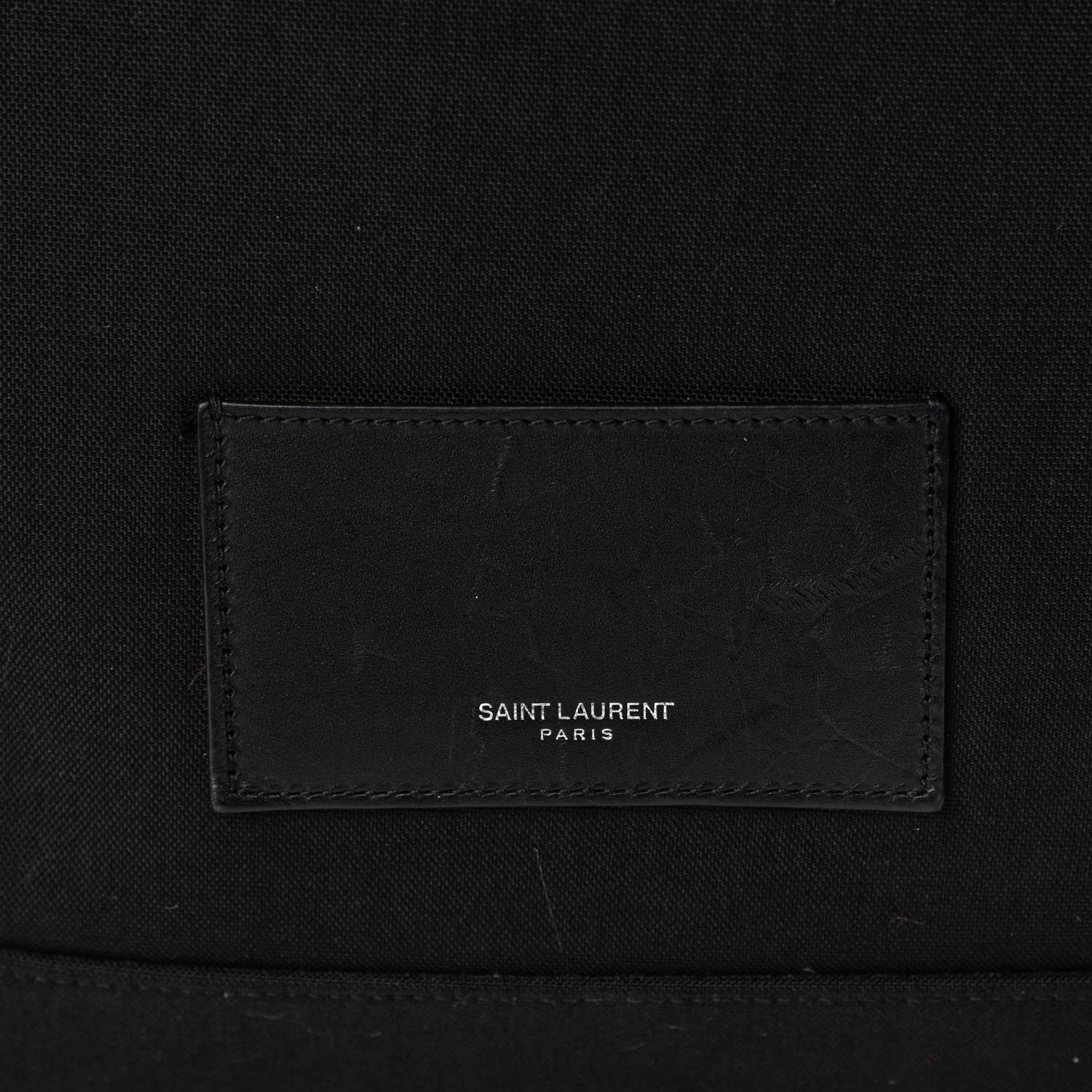 Saint Laurent Canvas City Backpack Black 8 of 11