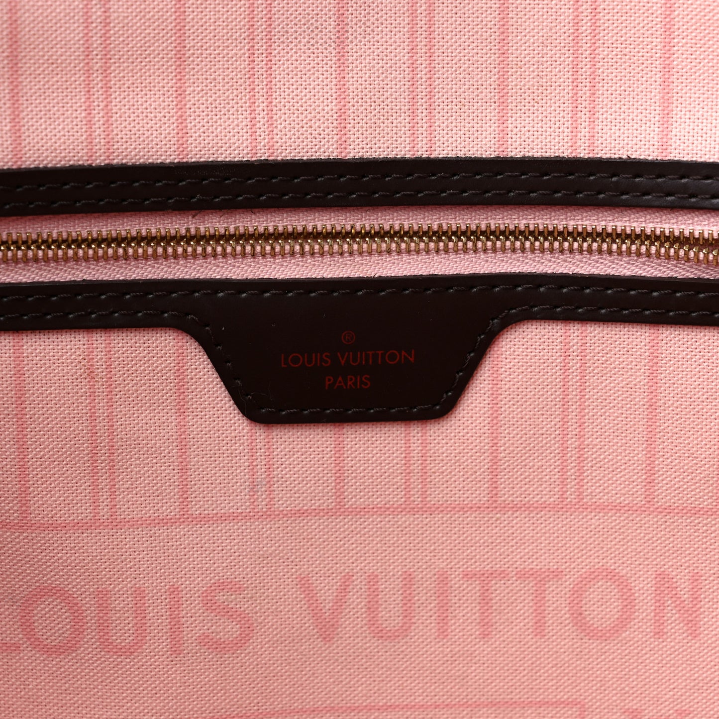 Damier Ebene Neo Neverfull MM Rose Ballerine