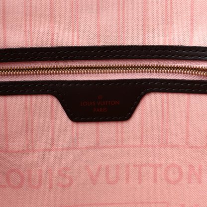 Louis Vuitton Damier Ebene Neo Neverfull MM Rose Ballerine 6 of 16