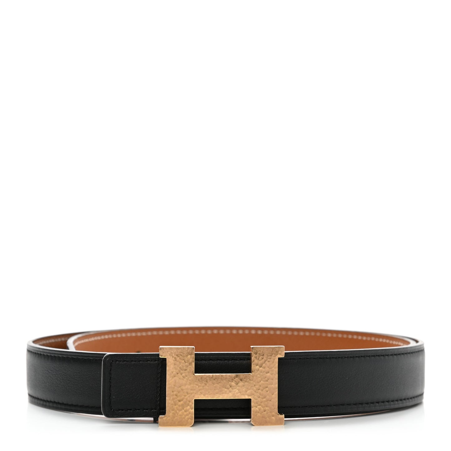 Swift Epsom 24mm Mini Martelee Constance Belt 80 Black Gold