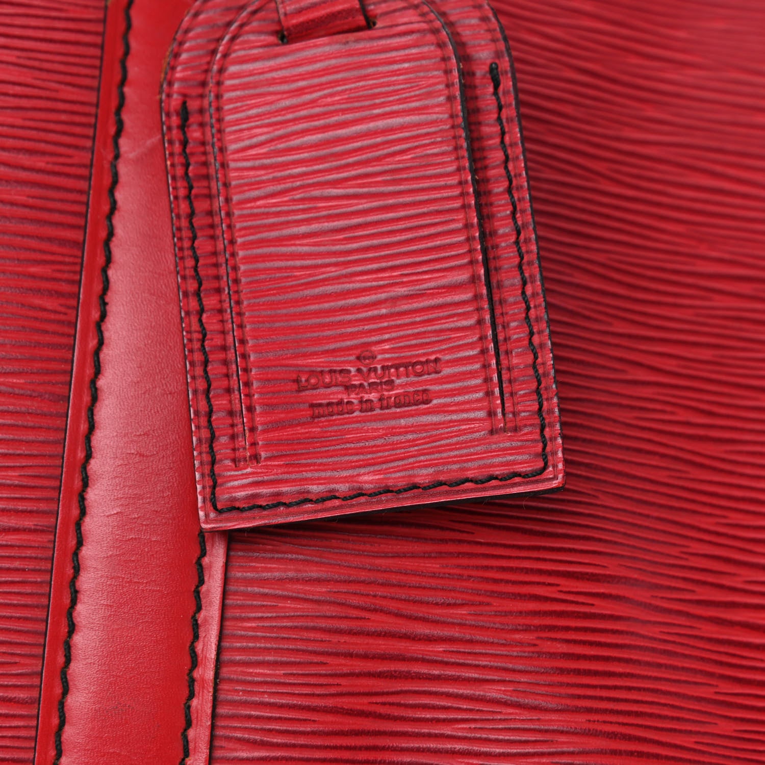 Louis Vuitton Epi Keepall 45 Castillan Red 13 of 16