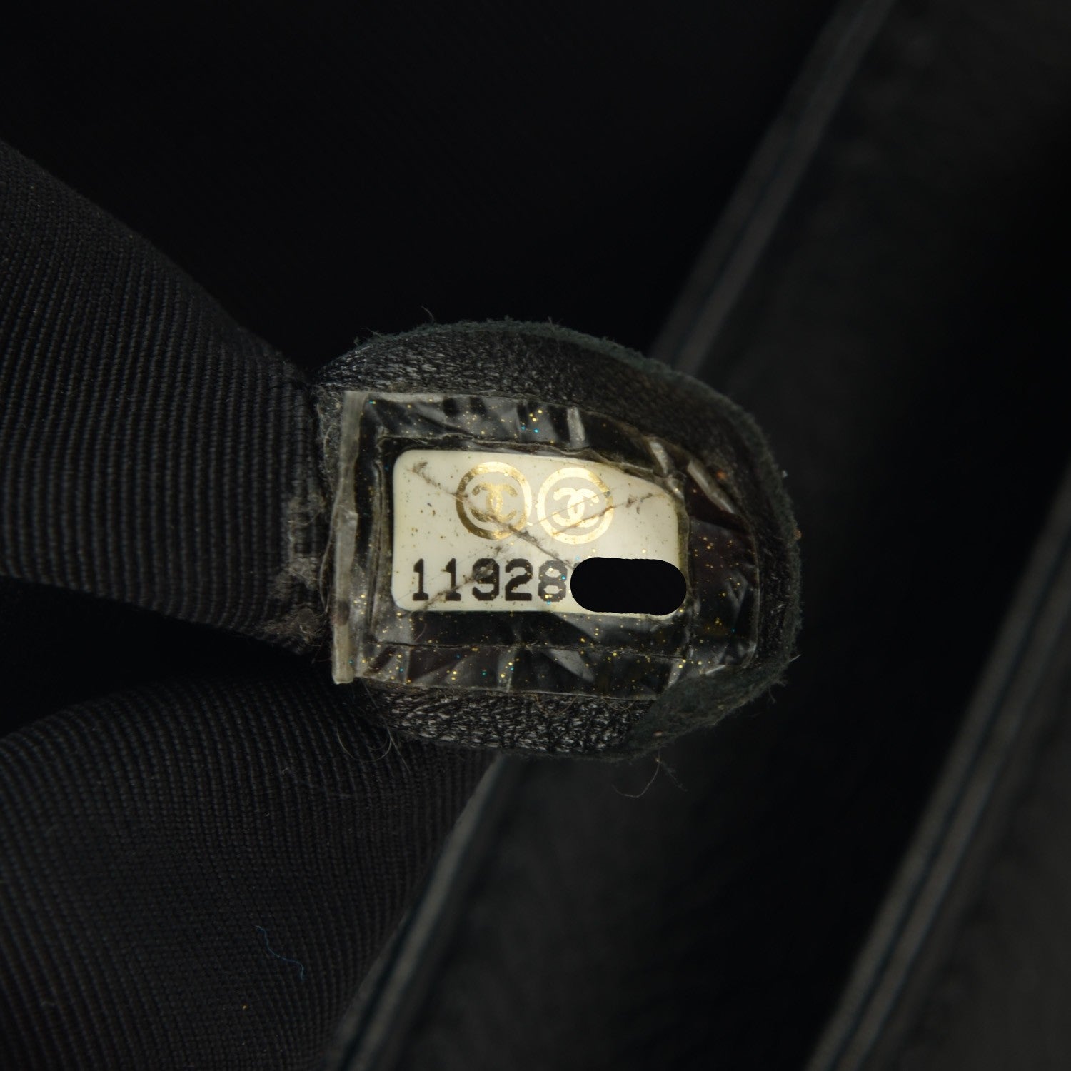 Chanel Deerskin Cerf Executive Shopper Tote Black 6 of 7