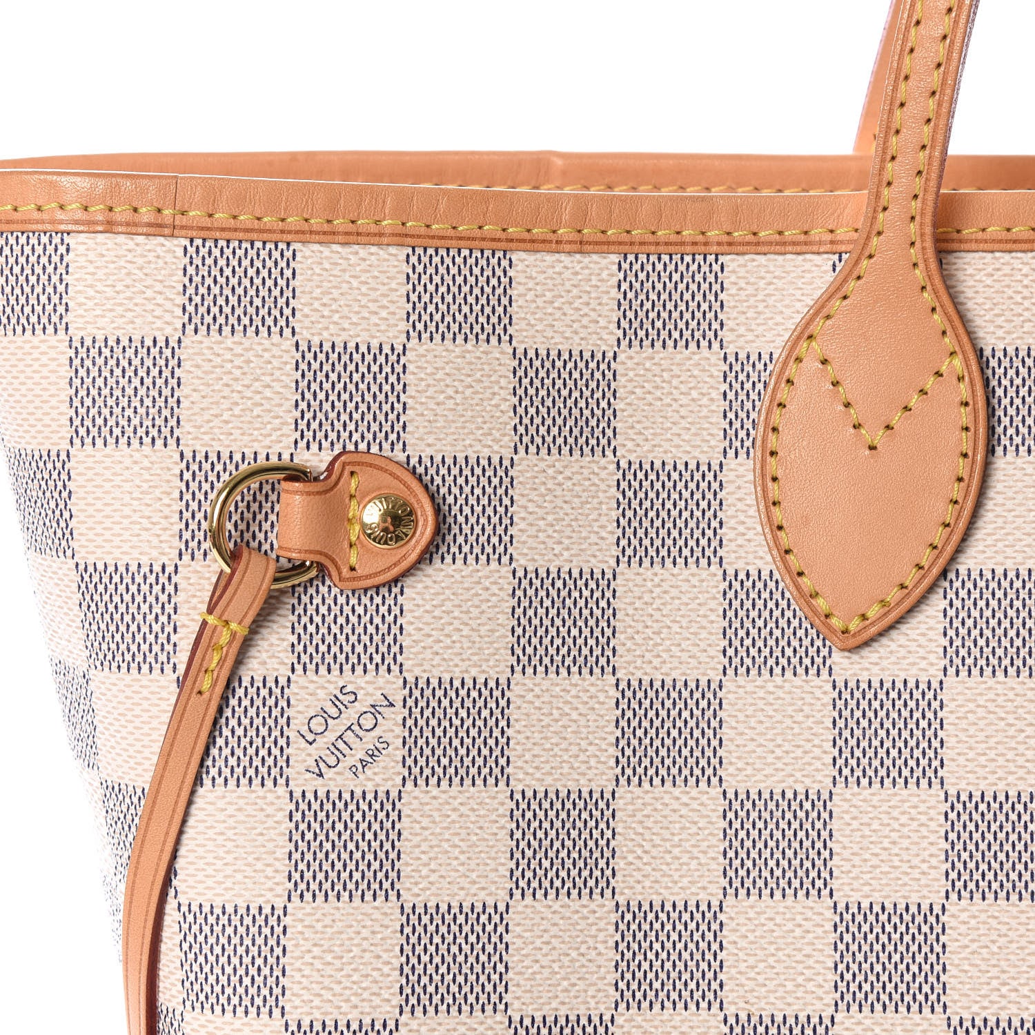 Louis Vuitton Damier Azur Neo Neverfull MM Rose Ballerine 11 of 12