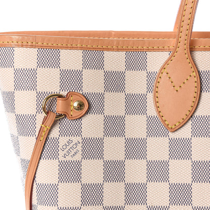 Louis Vuitton Damier Azur Neo Neverfull MM Rose Ballerine 11 of 12