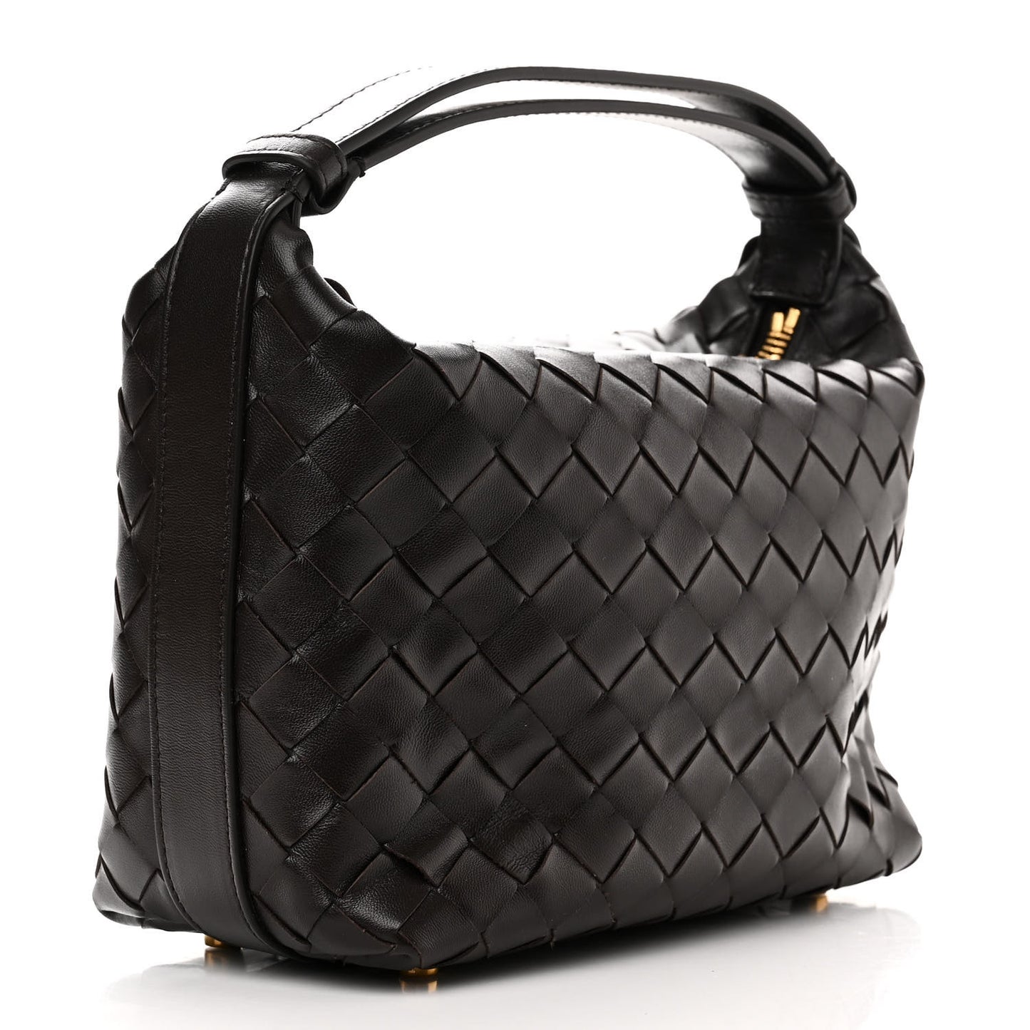 Calfskin Nappa Intrecciato Mini Wallace Fondant