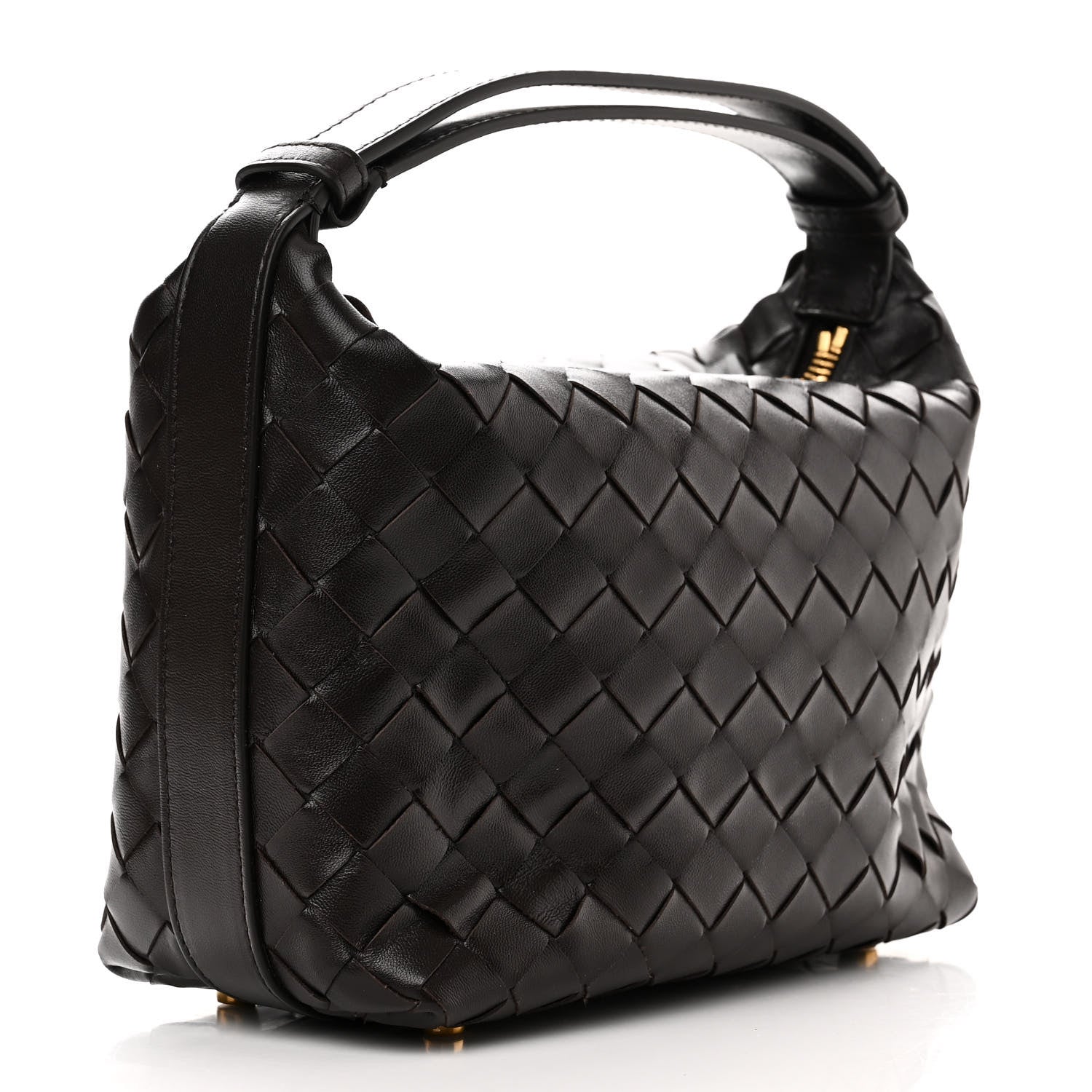 Bottega Veneta Calfskin Nappa Intrecciato Mini Wallace Fondant 3 of 10