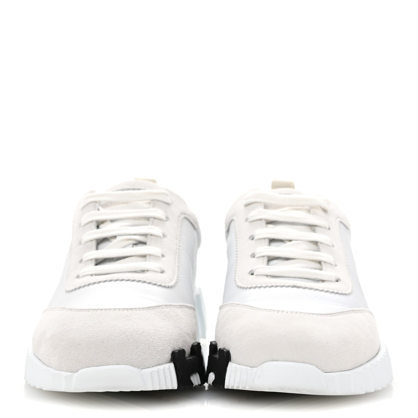 Goatskin Suede Goatskin Womens Bouncing Sneakers  38 White