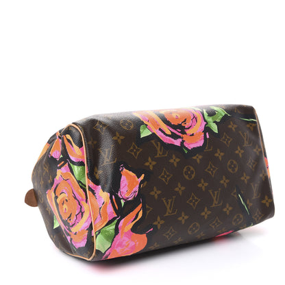 Louis Vuitton Monogram Roses Speedy 30 3 of 10