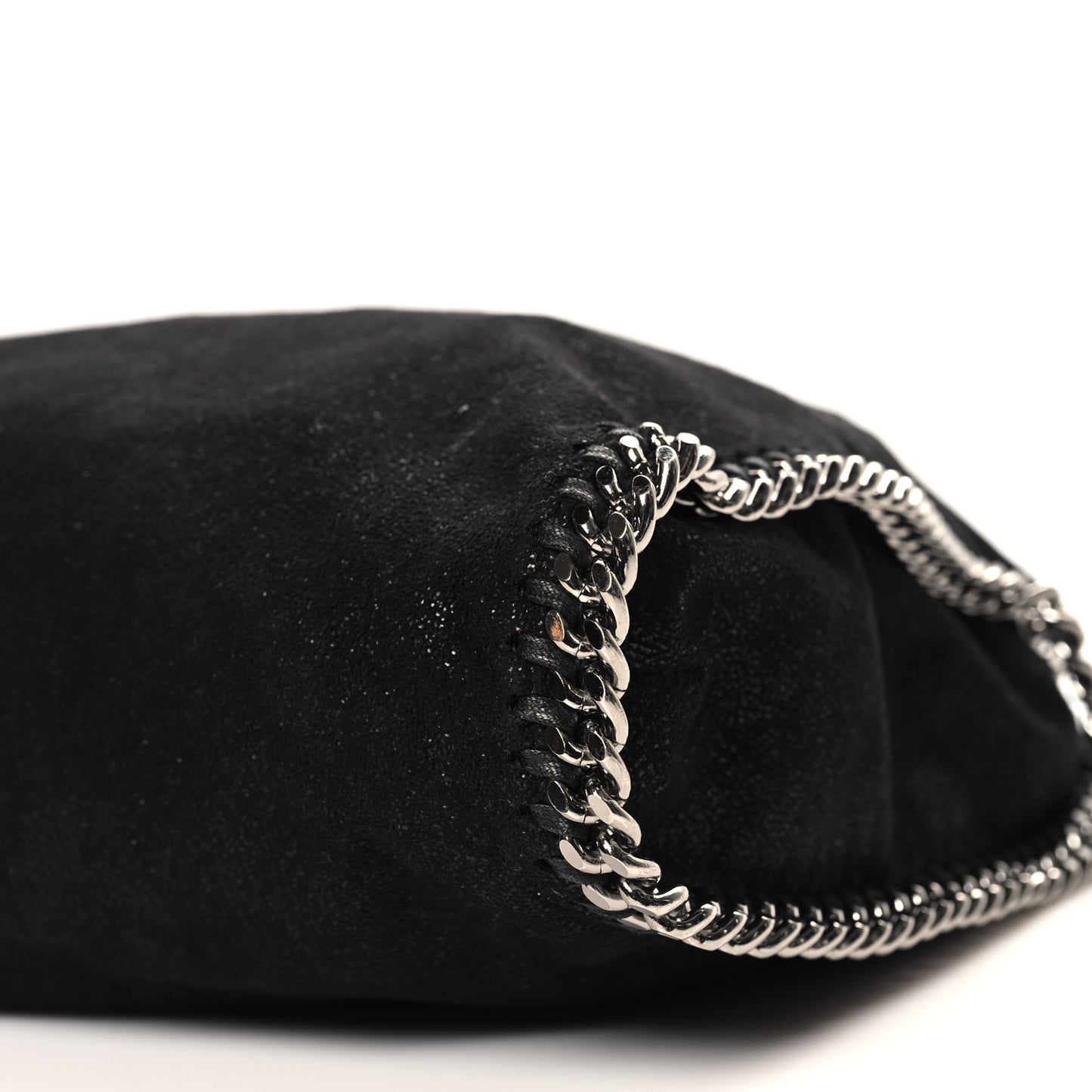 Shaggy Deer Falabella Fold Over Tote Black