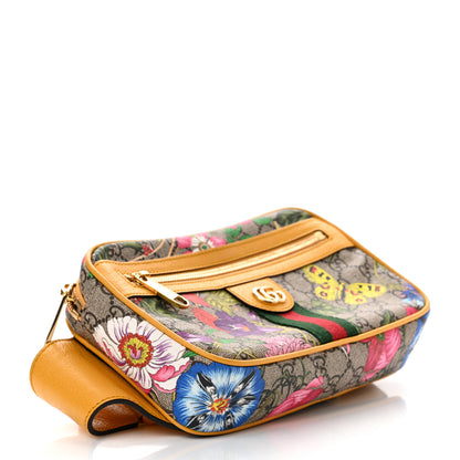 Gucci GG Supreme Monogram Flora Medium Ophidia Belt Bag Beige Multicolor Crop 4 of 12