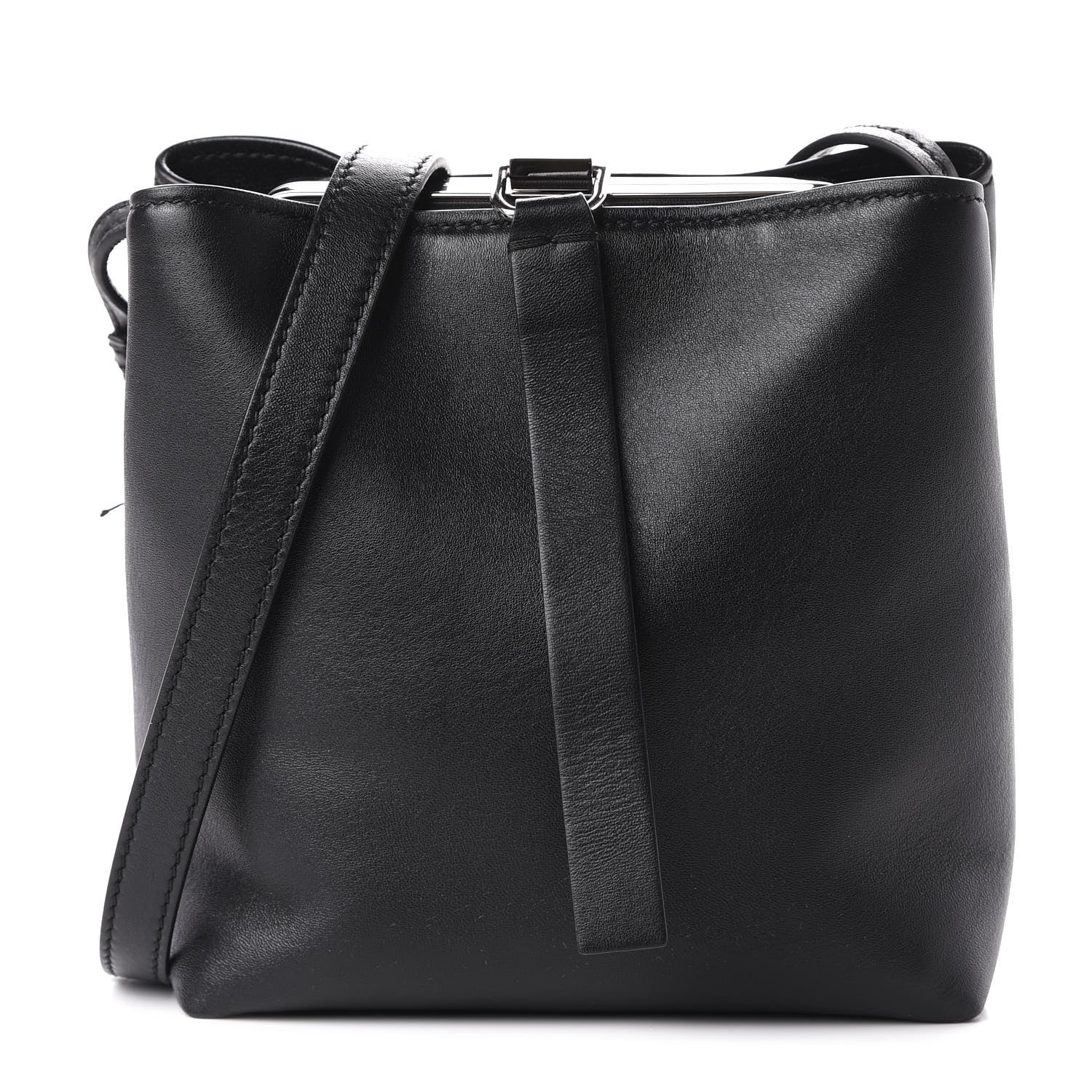 Proenza Schouler Calfskin Frame Crossbody Bag Black 1 of 9