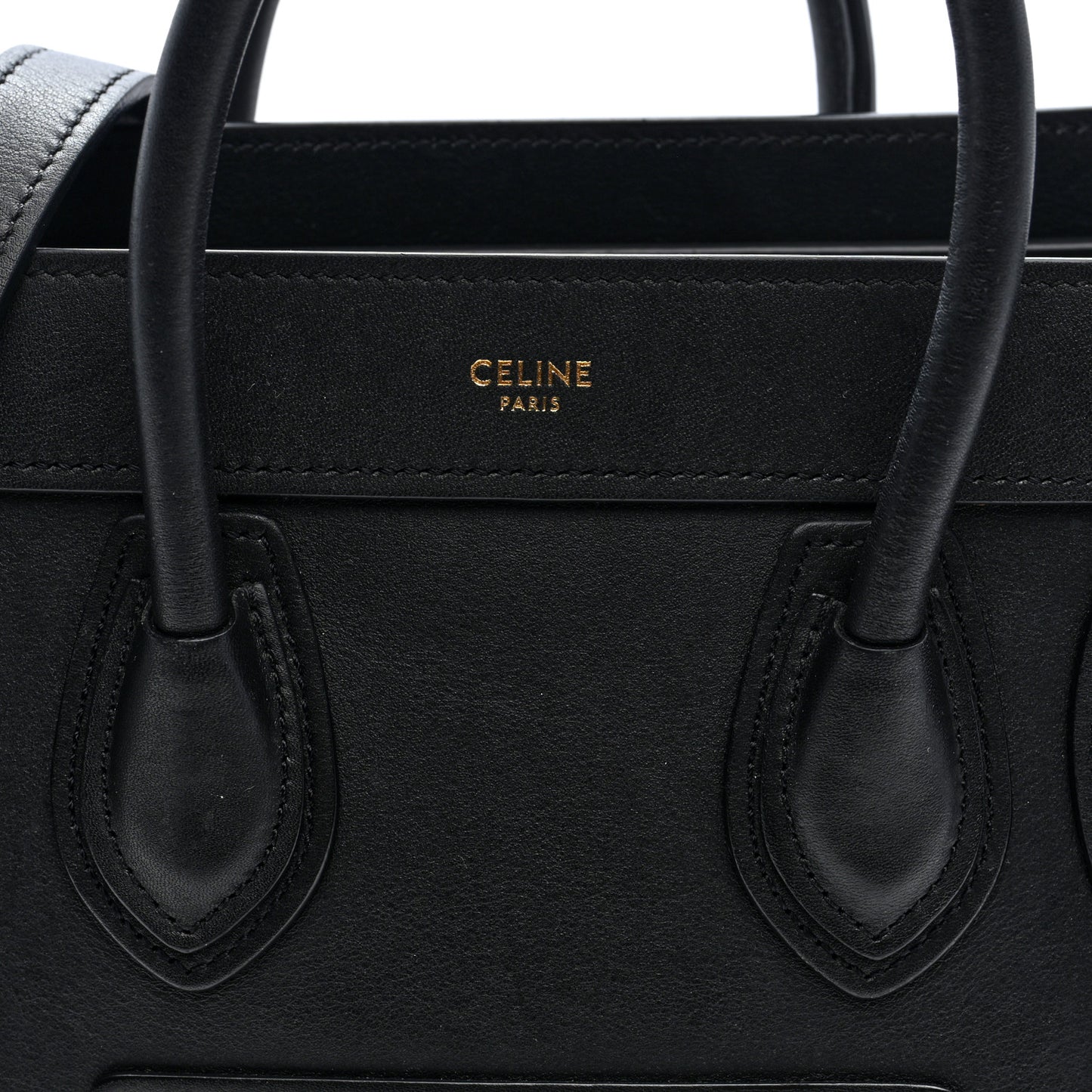 Smooth Calfskin Nano Luggage Black
