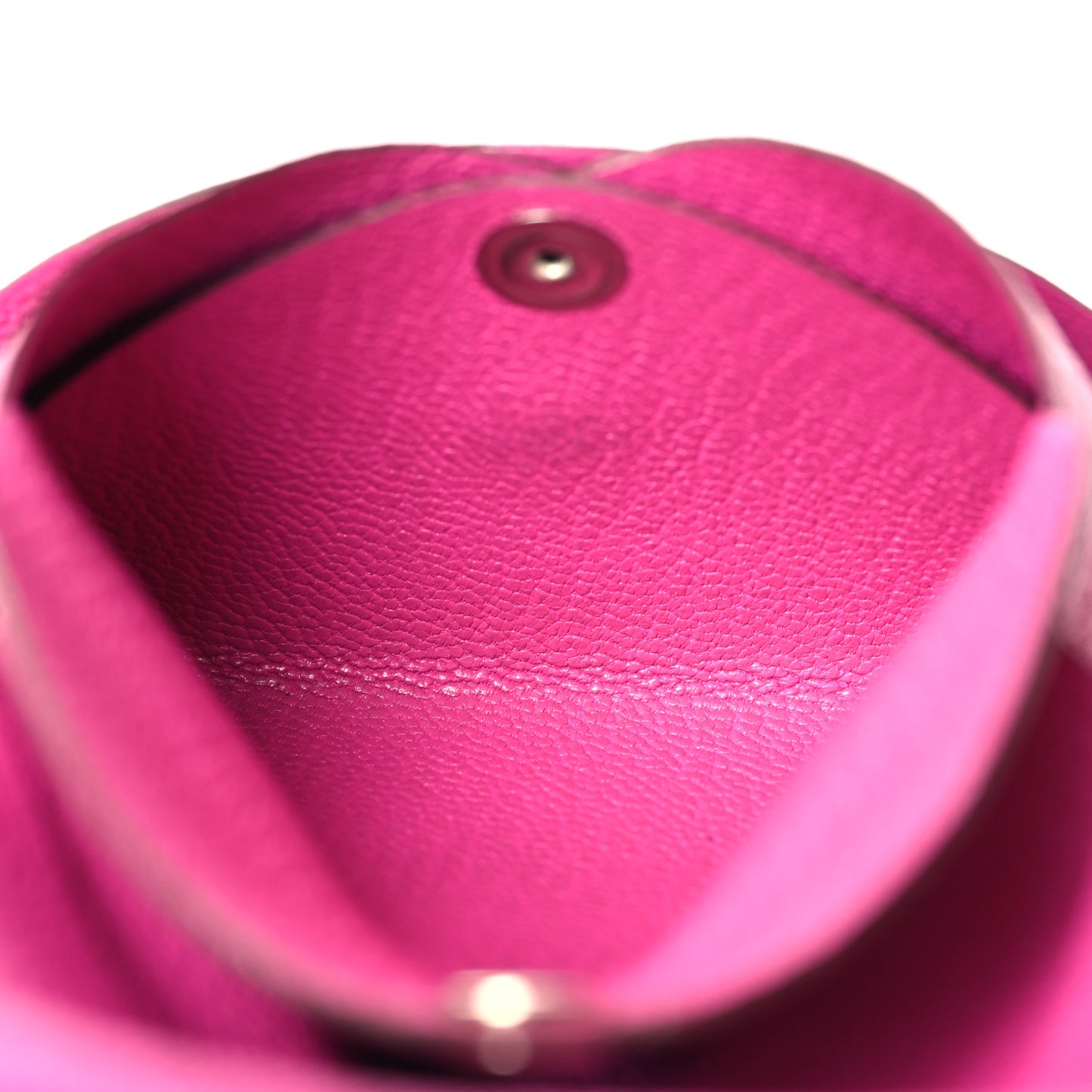 Chevre Mysore Calvi Duo Card Case Rose Pourpre