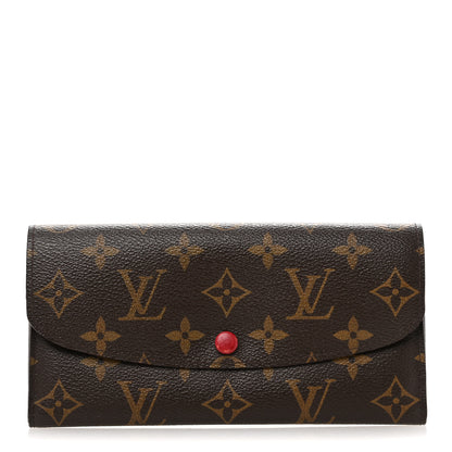 Louis Vuitton Monogram Emilie Wallet Fuchsia 1 of 11
