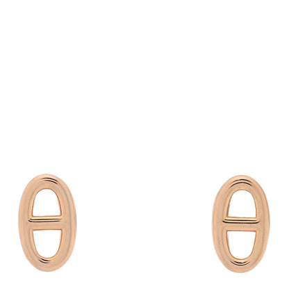 Hermes 18K Rose Gold TPM Farandole Stud Earrings 1 of 5