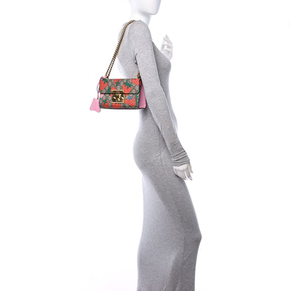 Gucci GG Supreme Monogram Strawberry Small Padlock Shoulder Bag 3 of 11