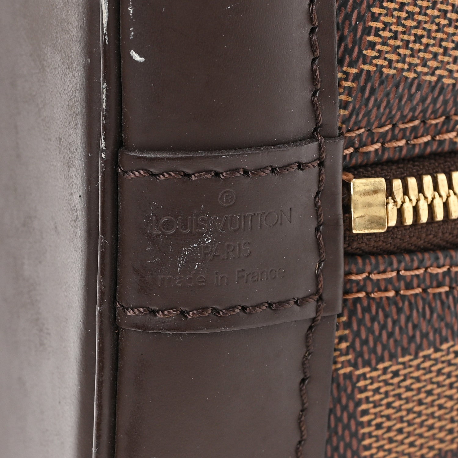 Louis Vuitton Damier Ebene Alma PM 6 of 9