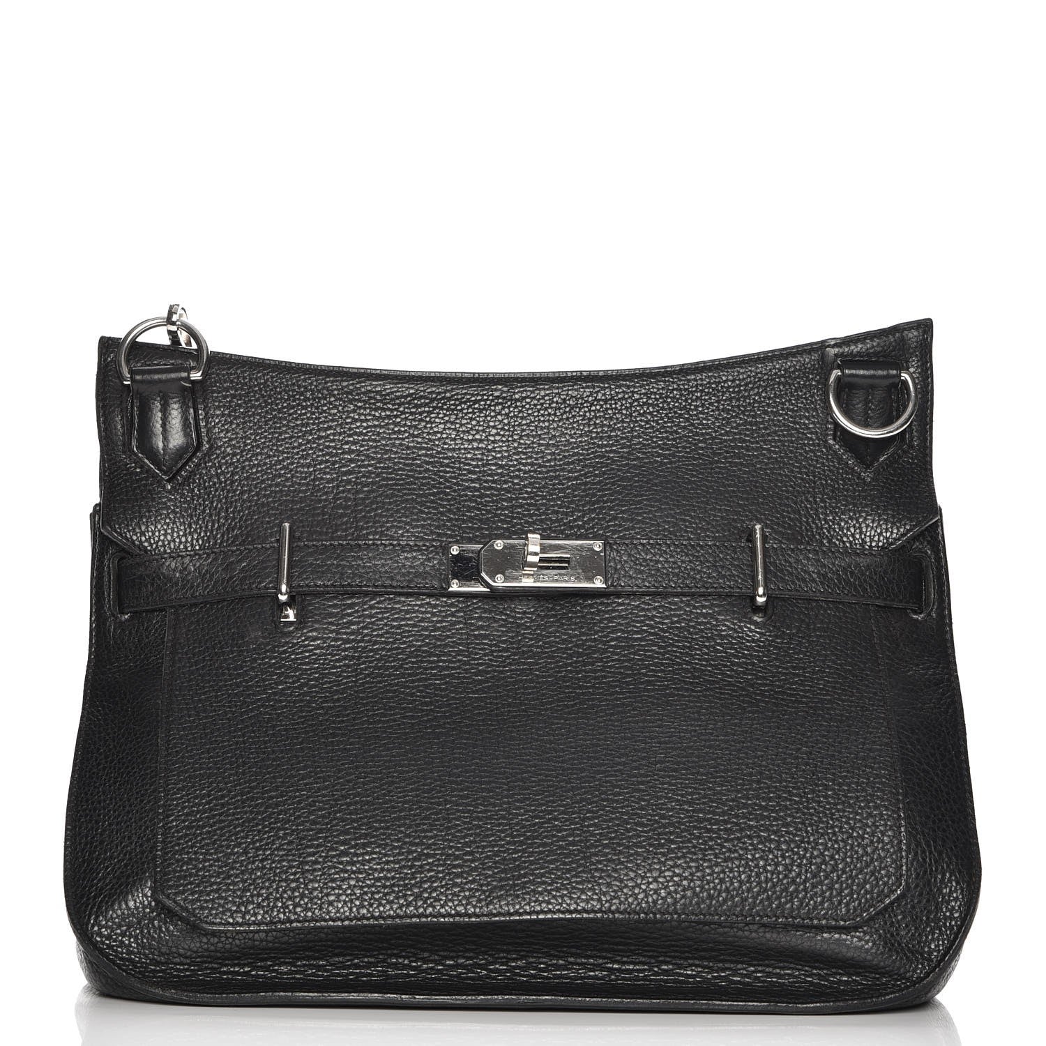 Hermes Taurillon Clemence Jypsiere 37 Black 4 of 31