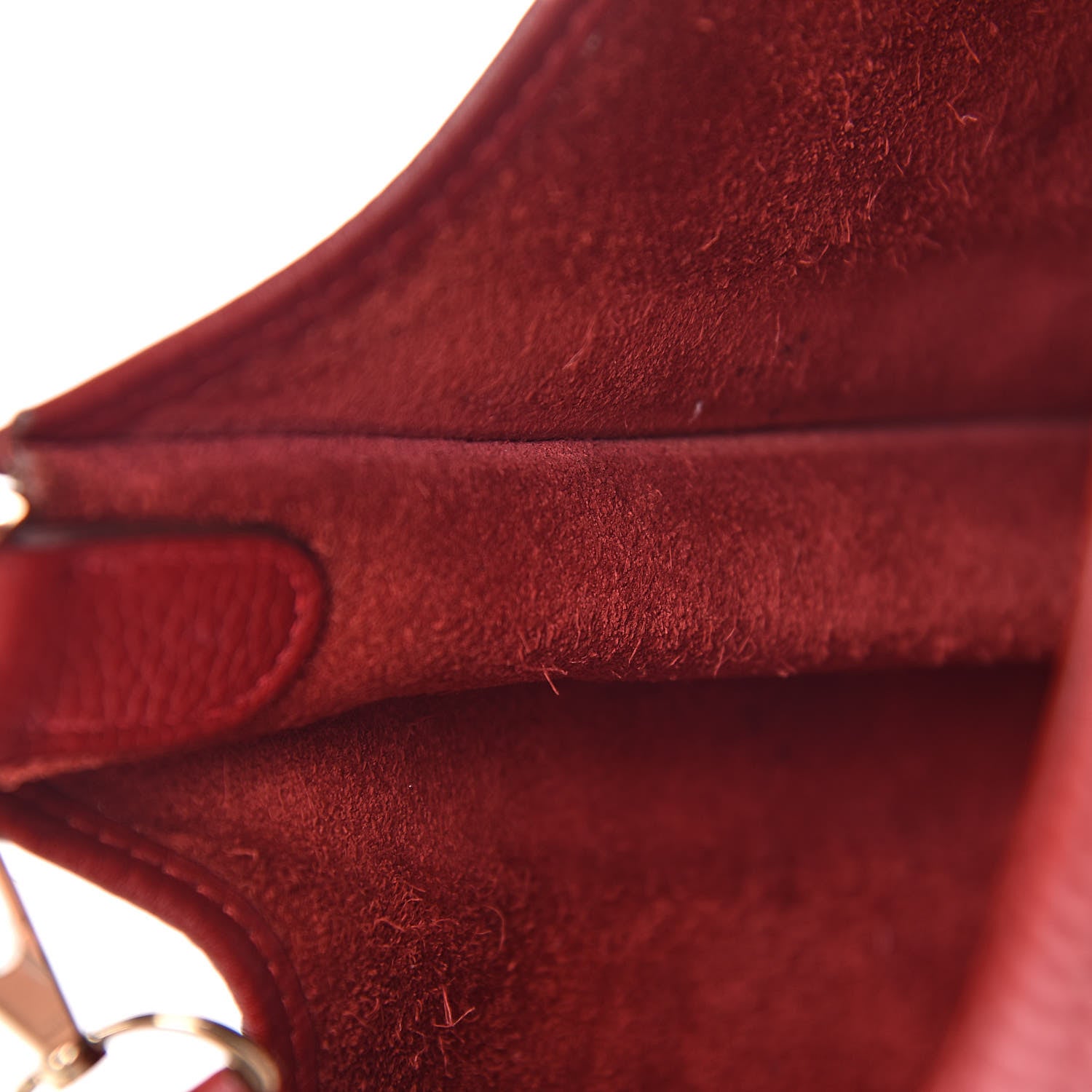 Hermes Taurillon Clemence Evelyne GM Rouge Vif 10 of 18