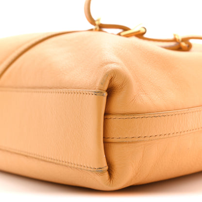 Givenchy Tumbled Calfskin Medium Voyou Bag Mustard 10 of 12