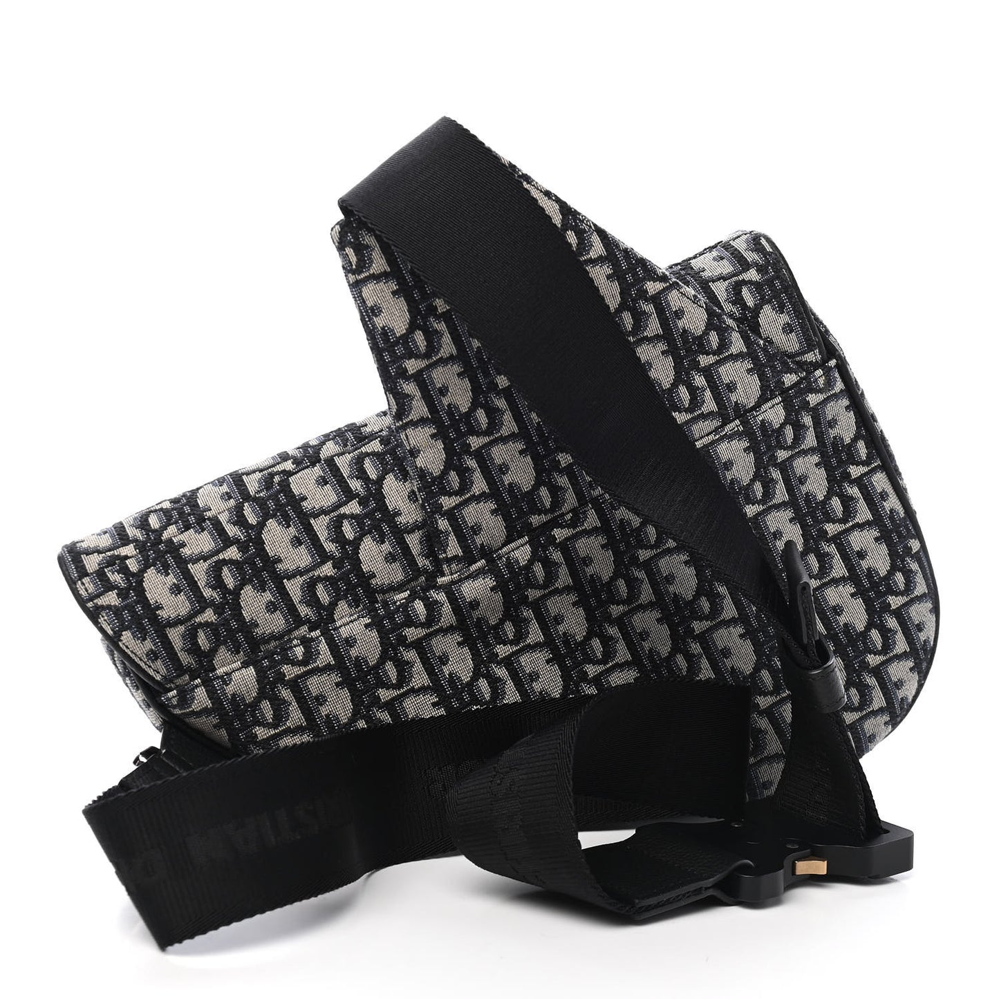 Oblique Mens Saddle Bag Blue