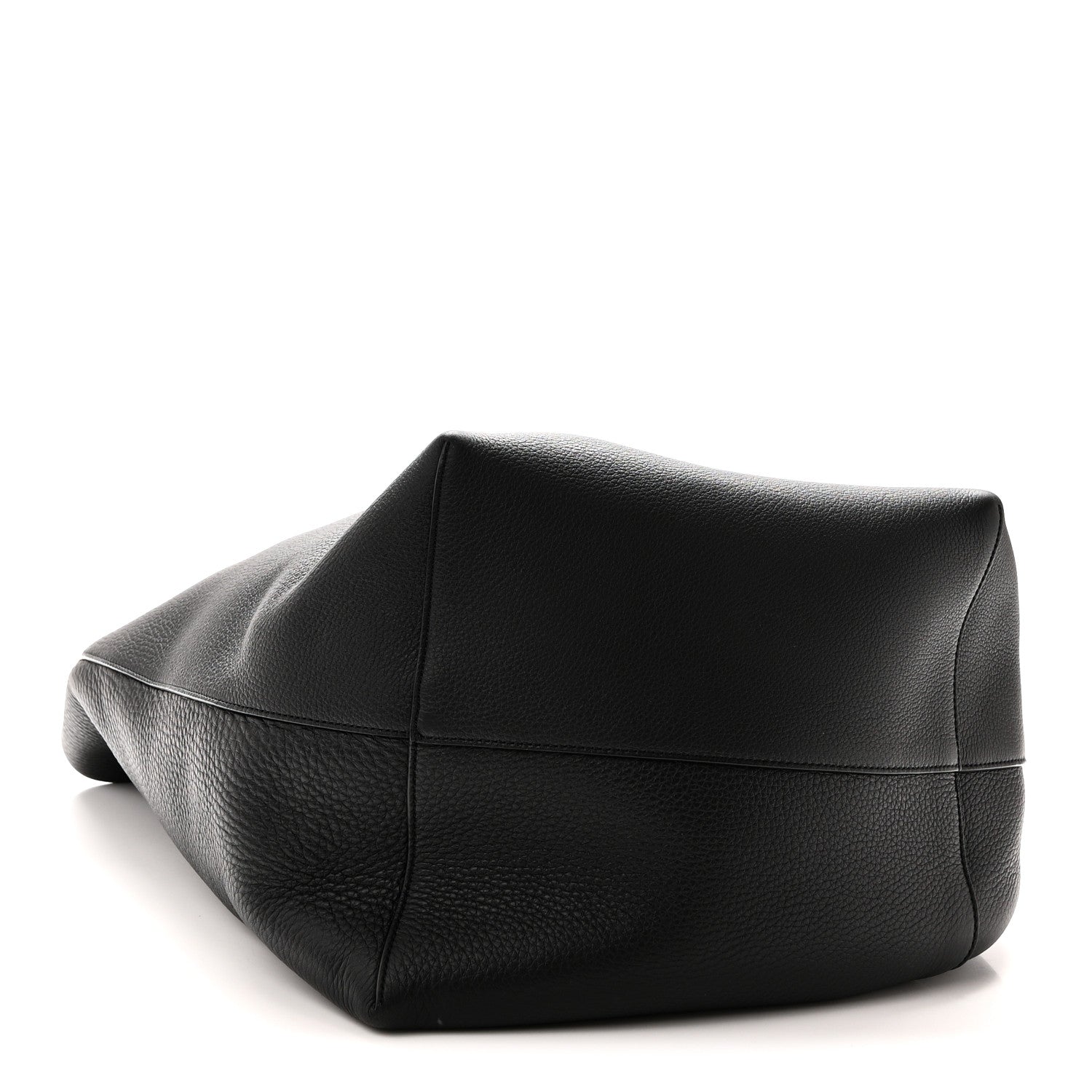 The Row Grained Calfskin Large N/S Park Tote Black 4 of 9