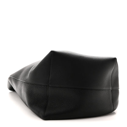 The Row Grained Calfskin Large N/S Park Tote Black 4 of 9