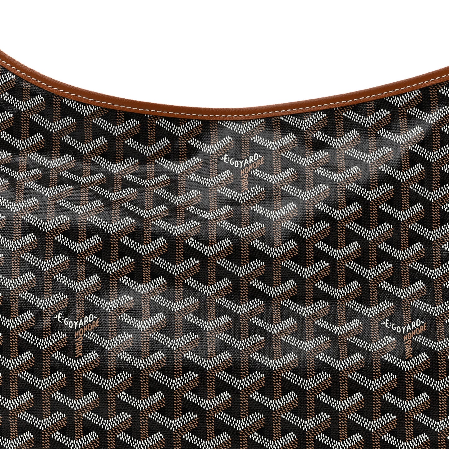 Goyardine Boheme Hobo Black Gold