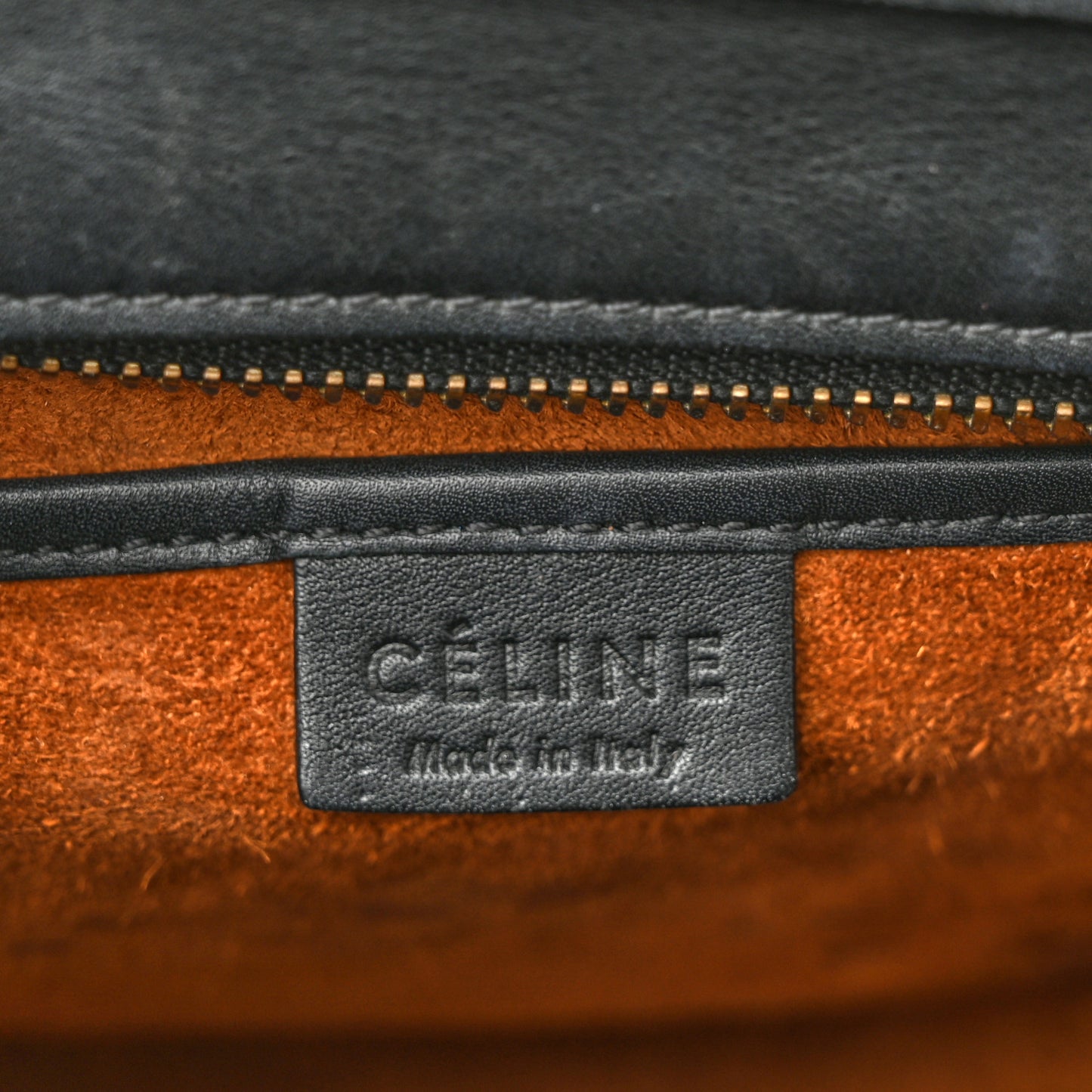 Smooth Drummed Calfskin Nano Tri-Color Luggage Indigo