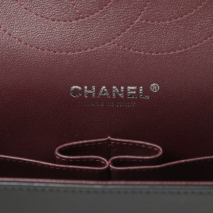 Chanel Lambskin Chevron Quilted Jumbo Double Flap Black 6 of 12