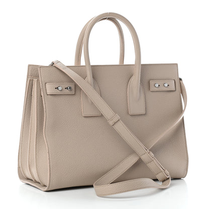Saint Laurent Grained Calfskin Small Supple Sac De Jour 3 of 10