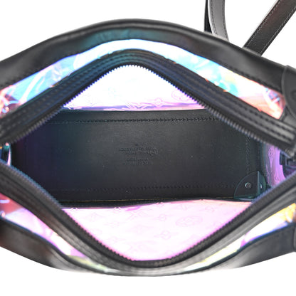 Louis Vuitton Calfskin PVC Monogram Solar Ray Soft Trunk Iridescent Prism Black 5 of 9