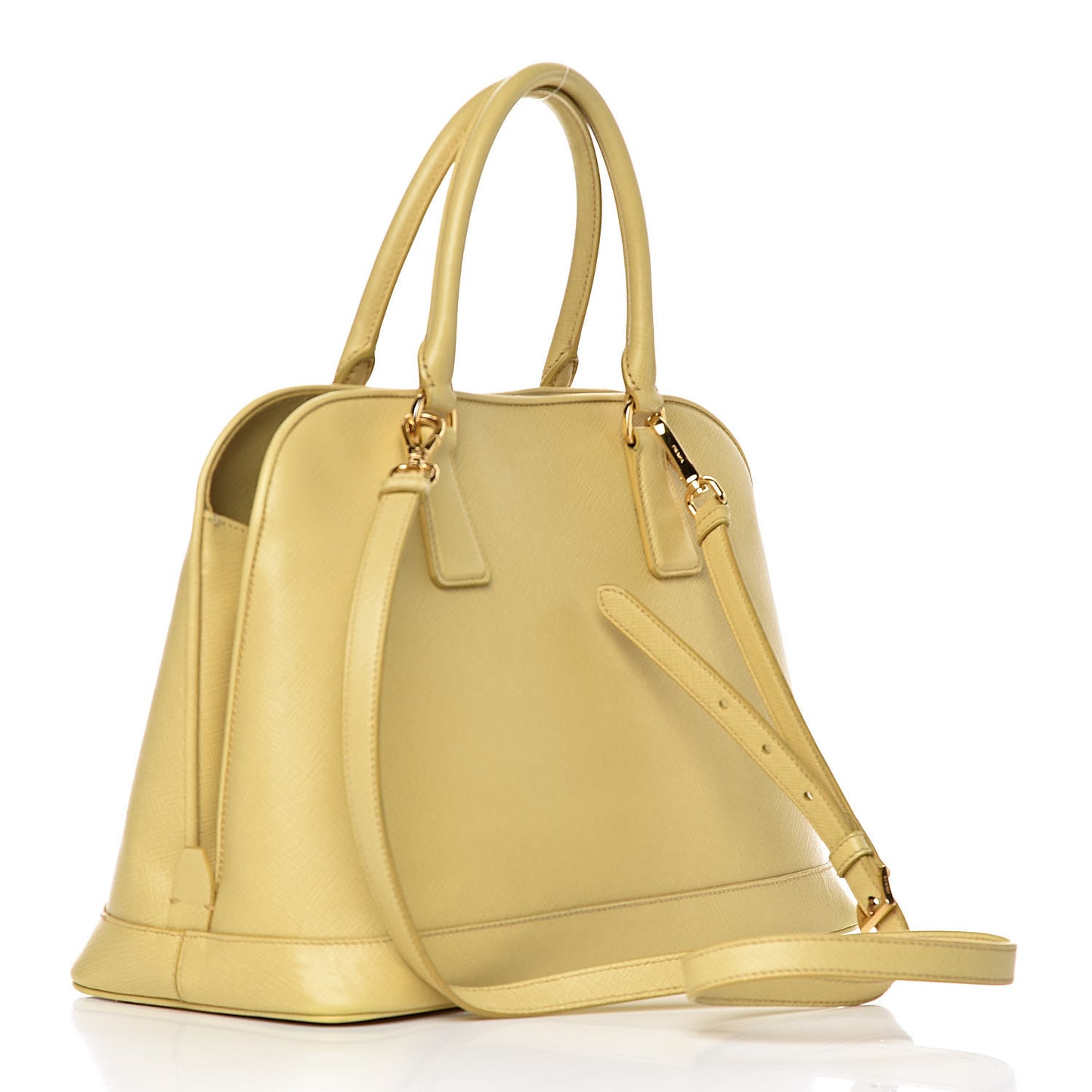 Saffiano Lux Open Promenade Tote Ananas