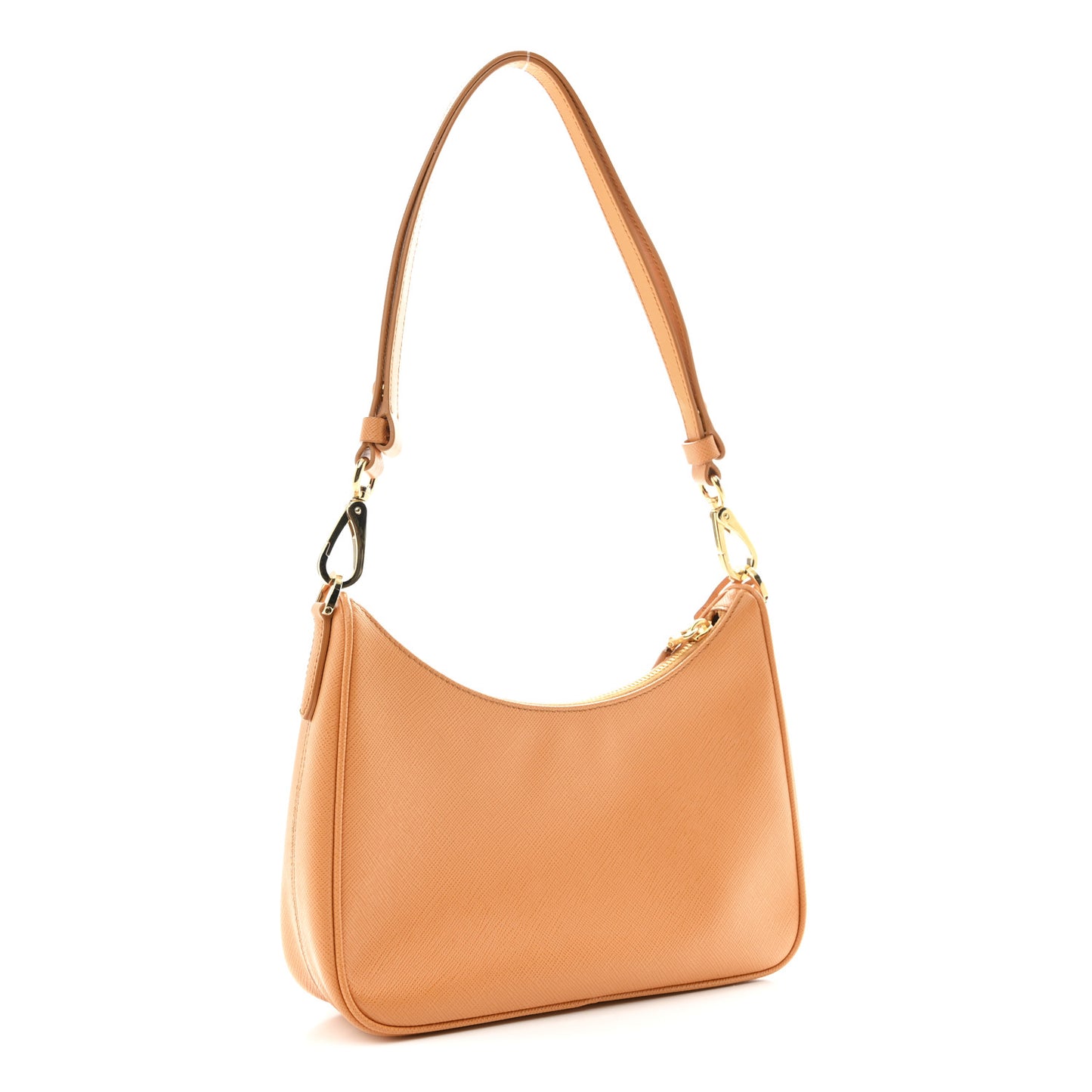 Saffiano Lux Mini Re-Edition Shoulder Bag Arancio