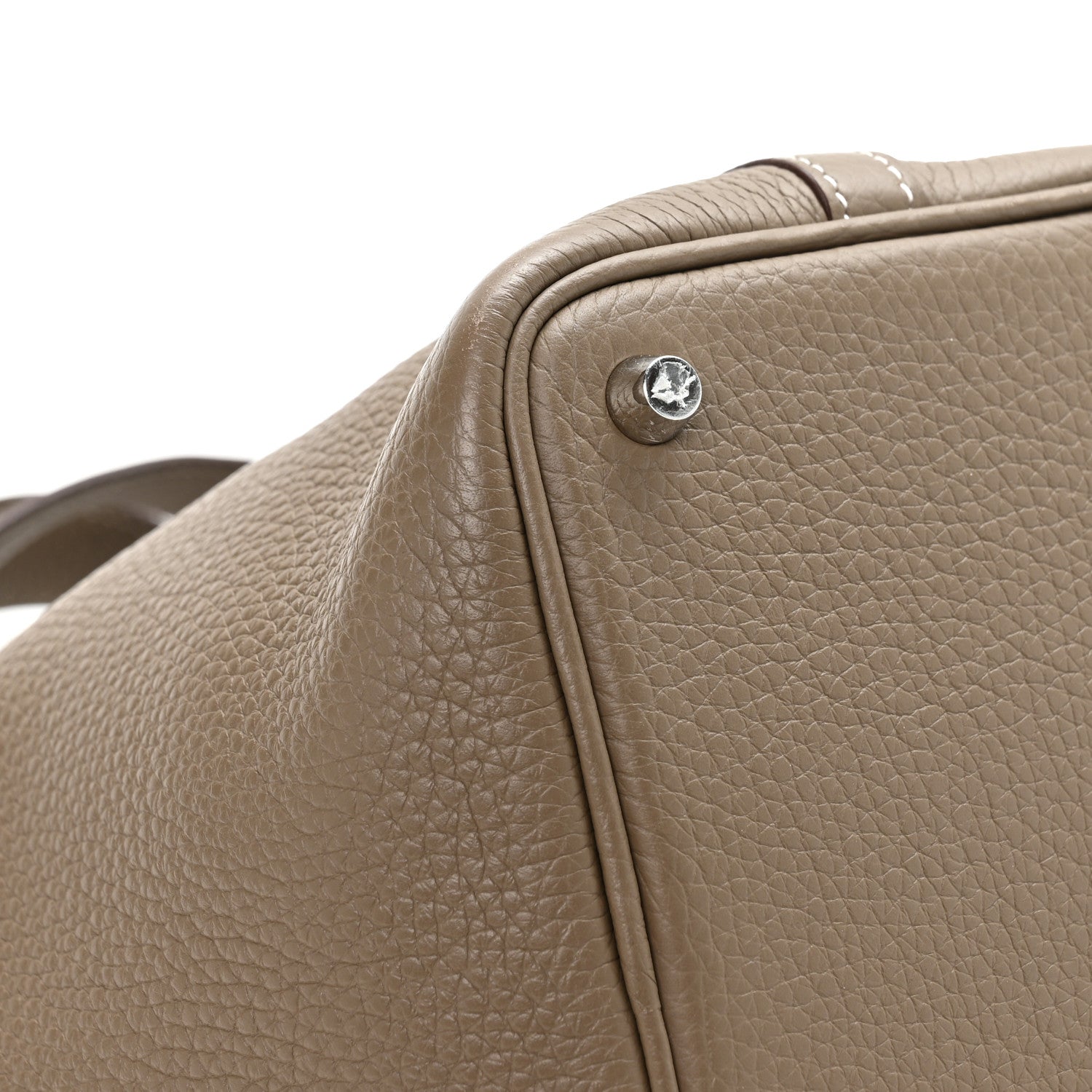 Hermes Taurillon Clemence Picotin Lock 18 PM Etoupe 9 of 13