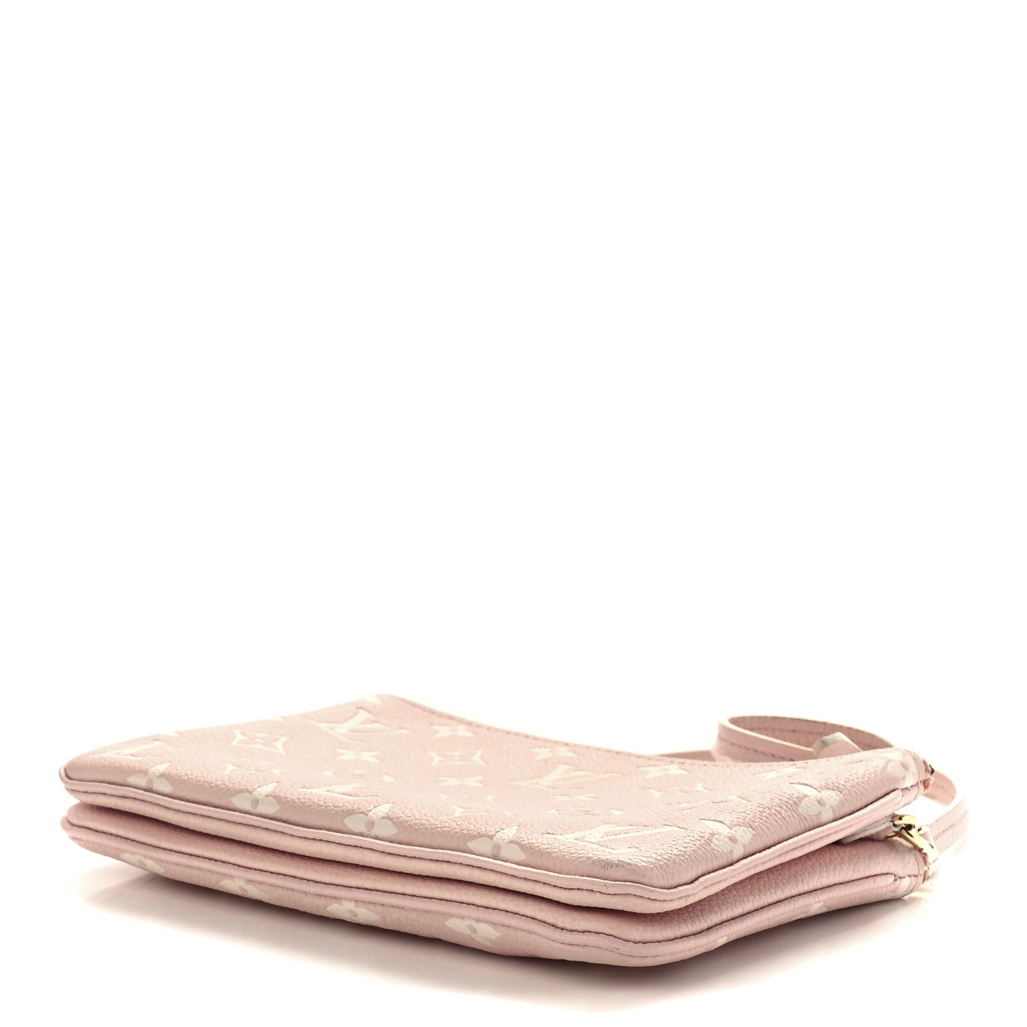 Louis Vuitton Empreinte Monogram Double Zip Pochette Rose 9 of 12