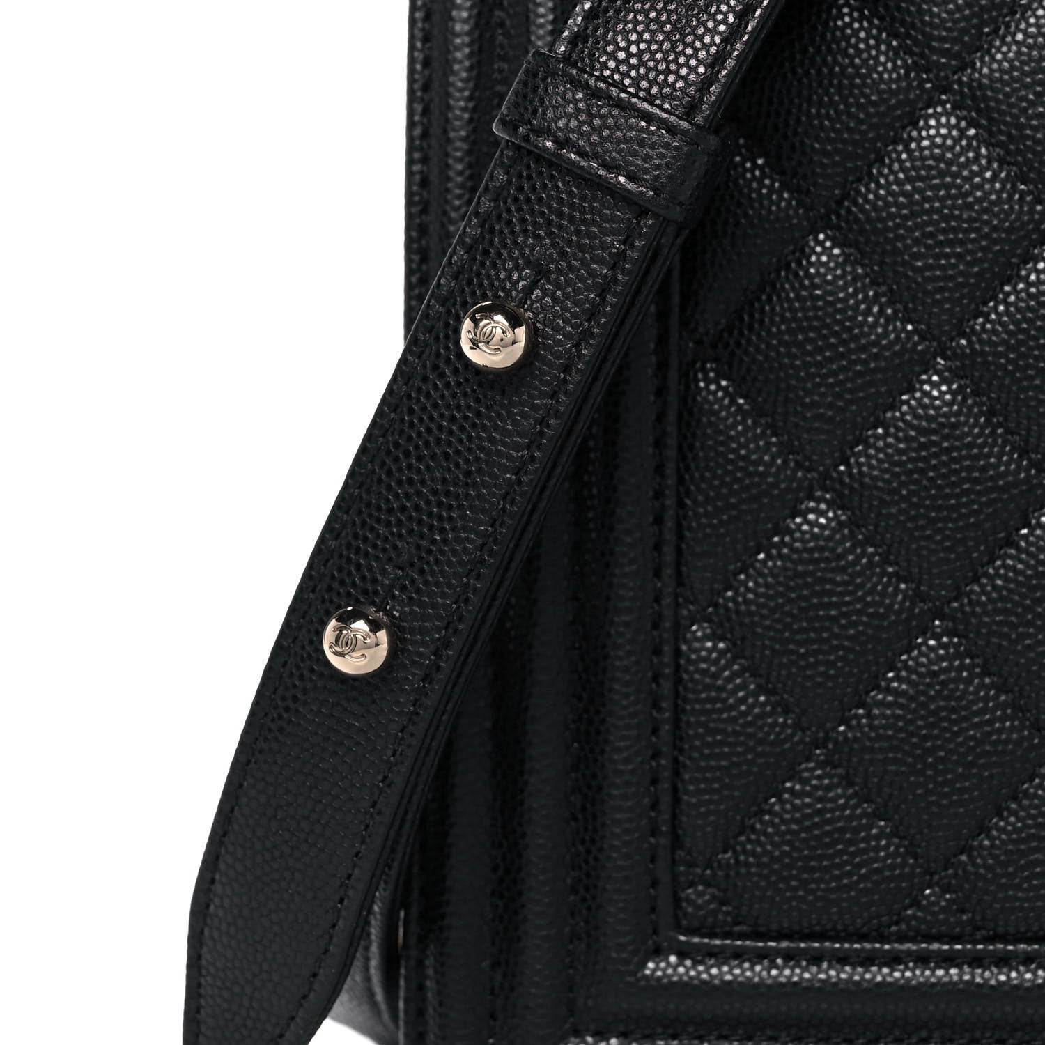 Chanel Caviar Quilted New Medium Boy Flap Black 9 of 15