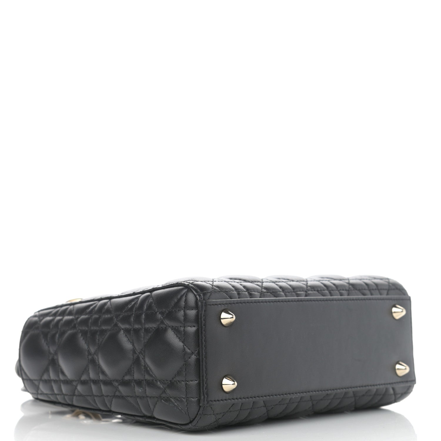 Christian Dior Lambskin Cannage Small Lucky Badges My Lady Dior Black 3 of 11