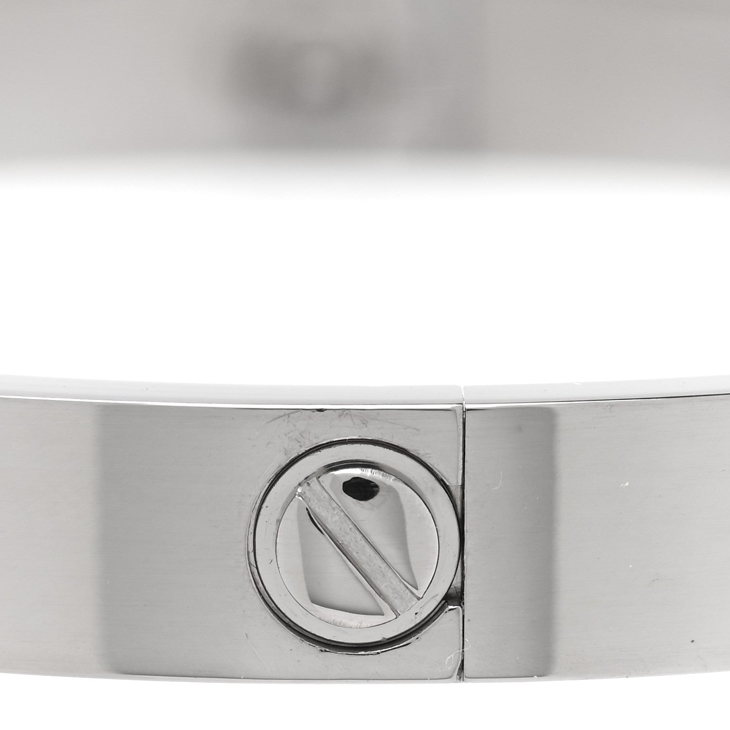 Cartier 18K White Gold LOVE Bracelet 17 7 of 7