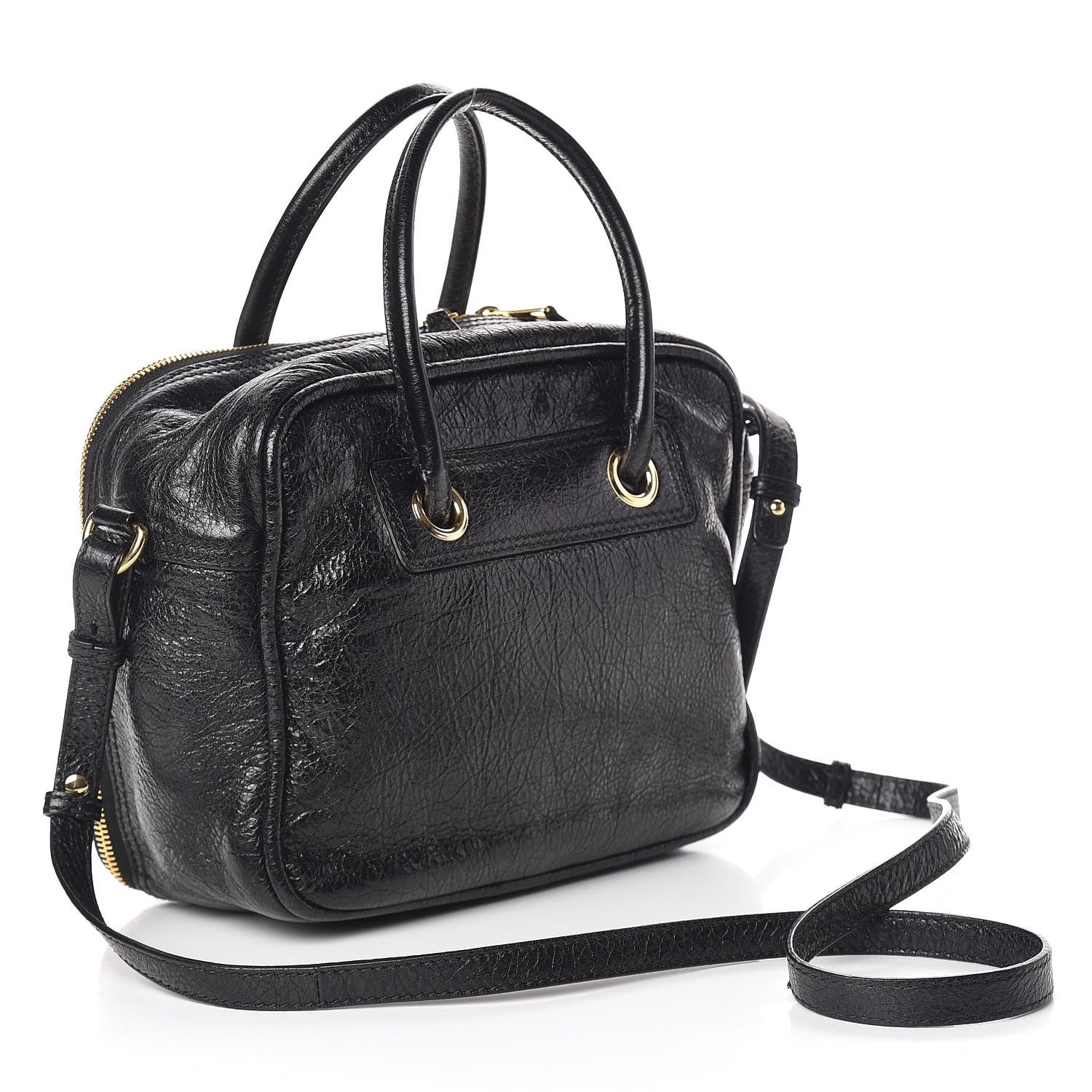 Balenciaga Agneau S Blanket Square Tote Black 3 of 10