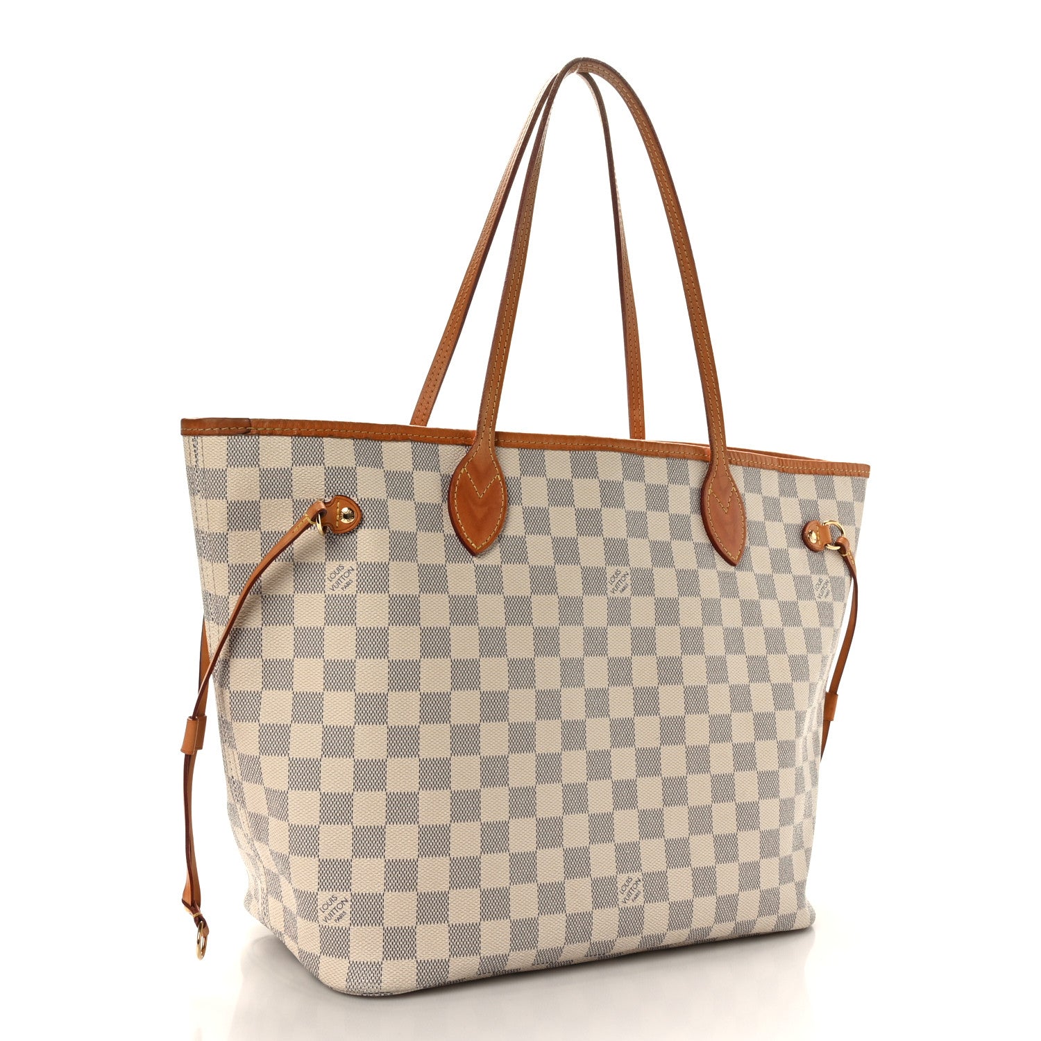 Louis Vuitton Damier Azur Neo Neverfull MM Rose Ballerine 4 of 10