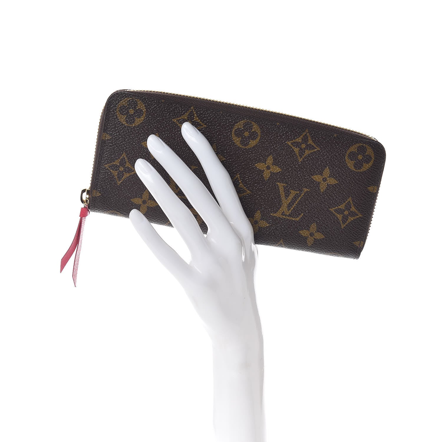 Louis Vuitton Monogram Clemence Wallet Fuchsia 2 of 8