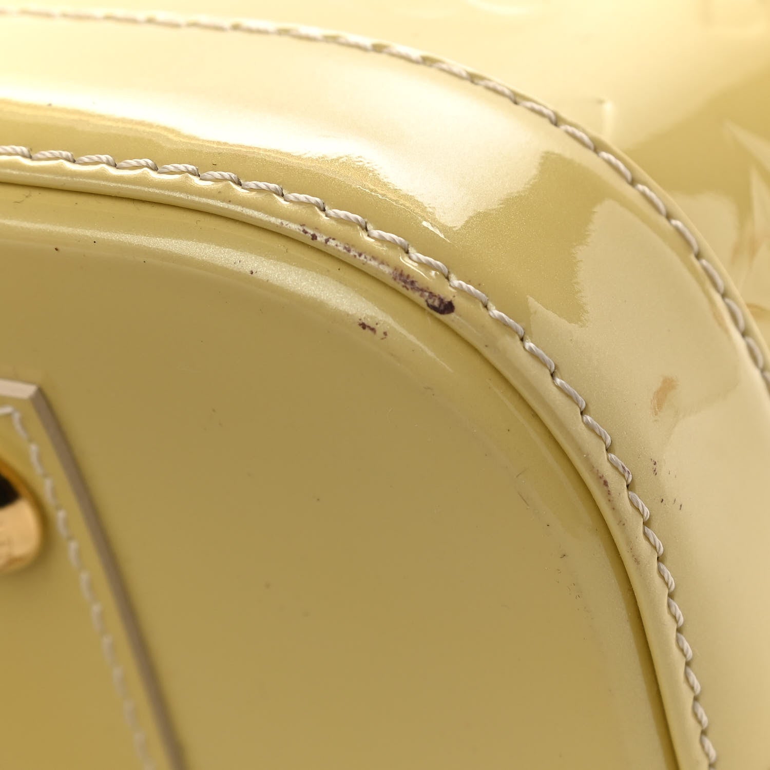 Louis Vuitton Vernis Alma PM Citrine 11 of 12