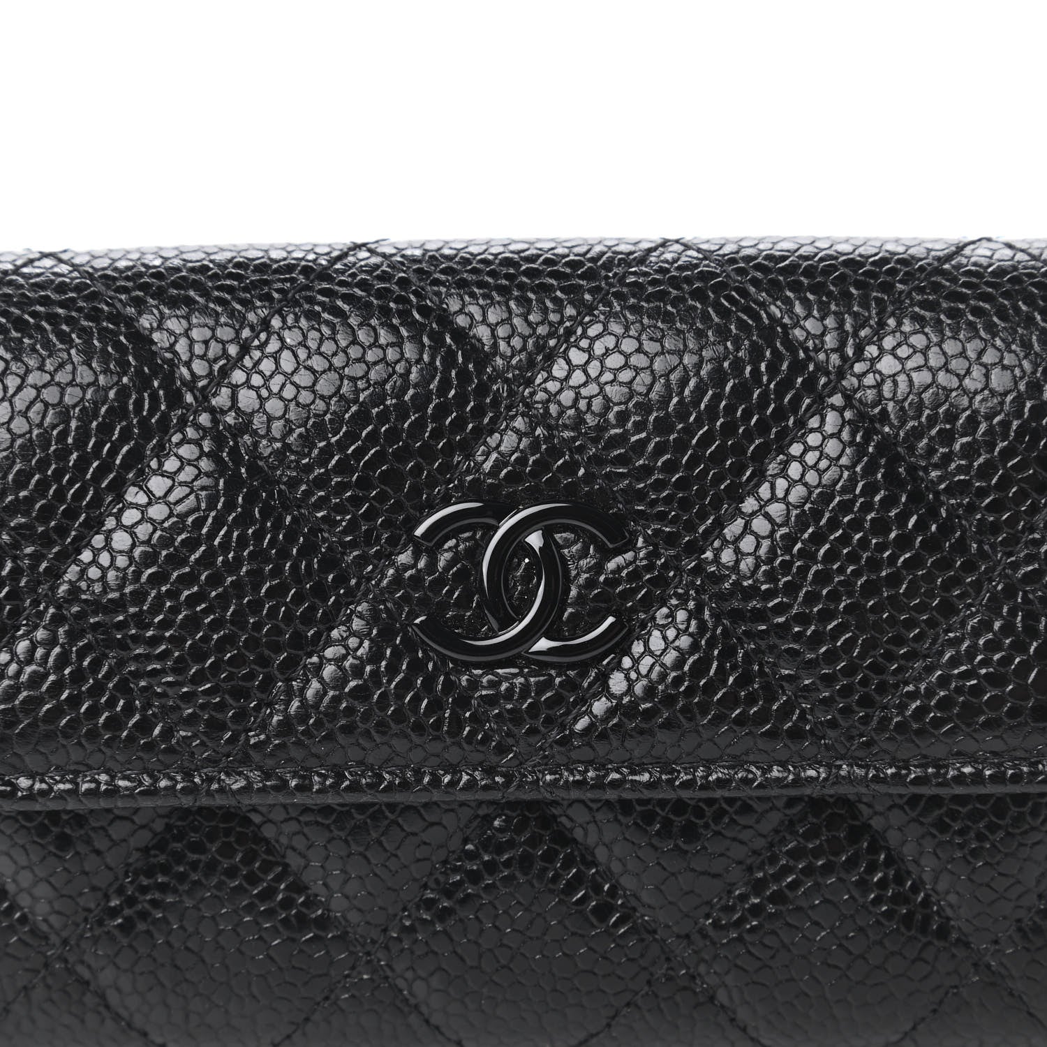 Chanel Caviar Quilted Incognito Flap Card Holder Black 11 of 12