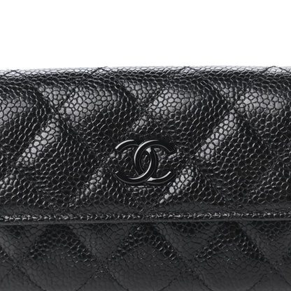 Chanel Caviar Quilted Incognito Flap Card Holder Black 11 of 12