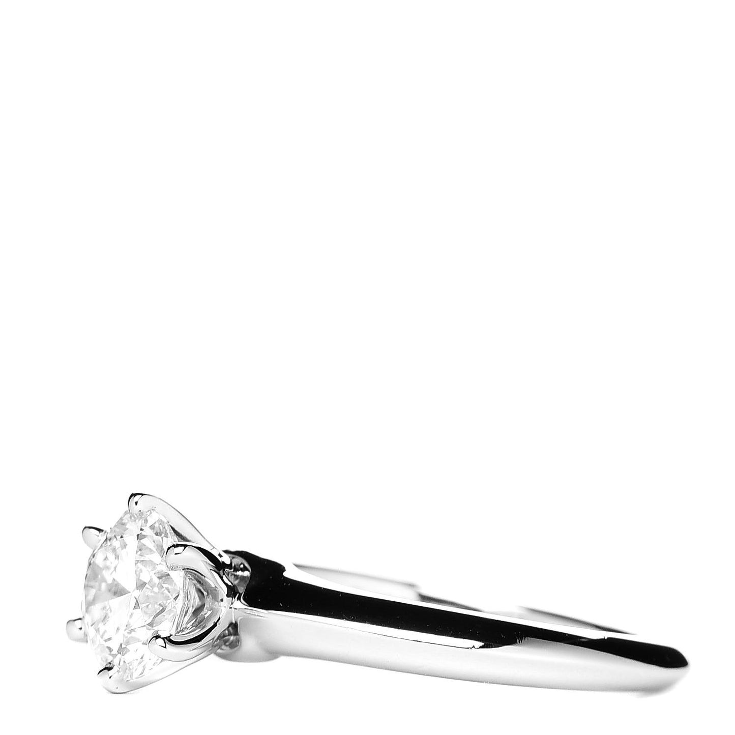 Platinum Diamond 1.08ct Solitaire Engagement Ring 49 5