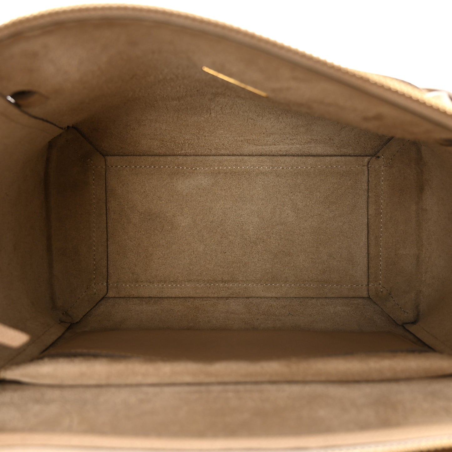 Grained Calfskin Micro Belt Bag Light Taupe
