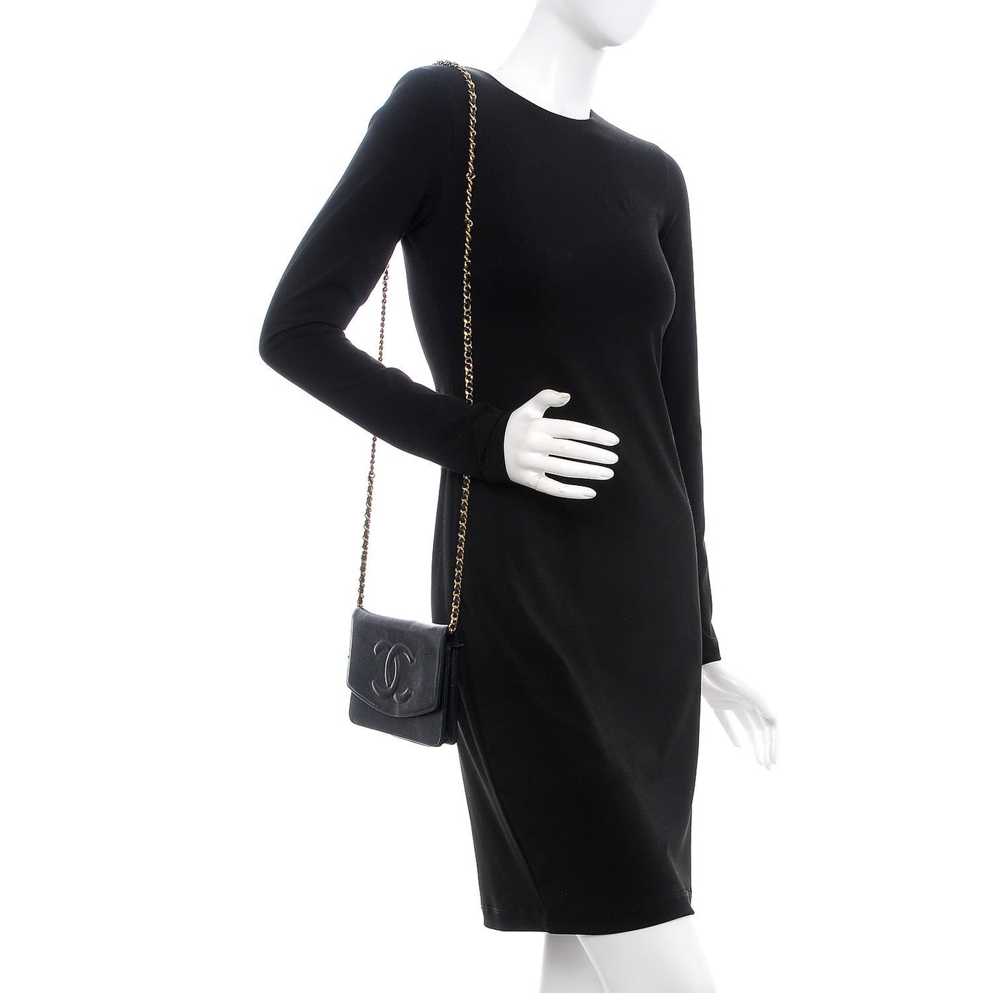Caviar Timeless CC Wallet on Chain WOC Navy