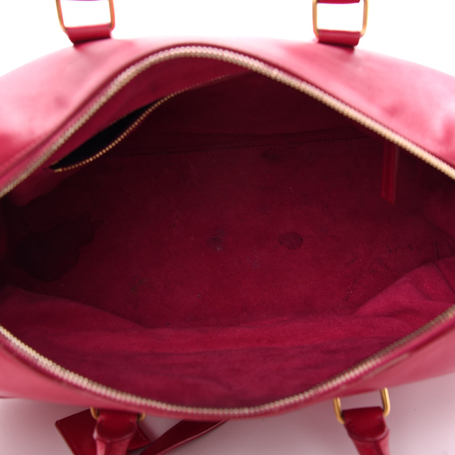 Saint Laurent Calfskin Classic Duffle 6 Fuchsia 5 of 12